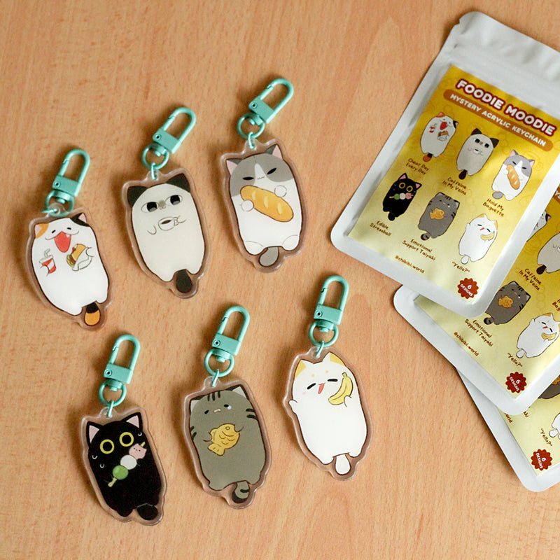 Foodie Moodie Mystery Keychain (6 Designs)