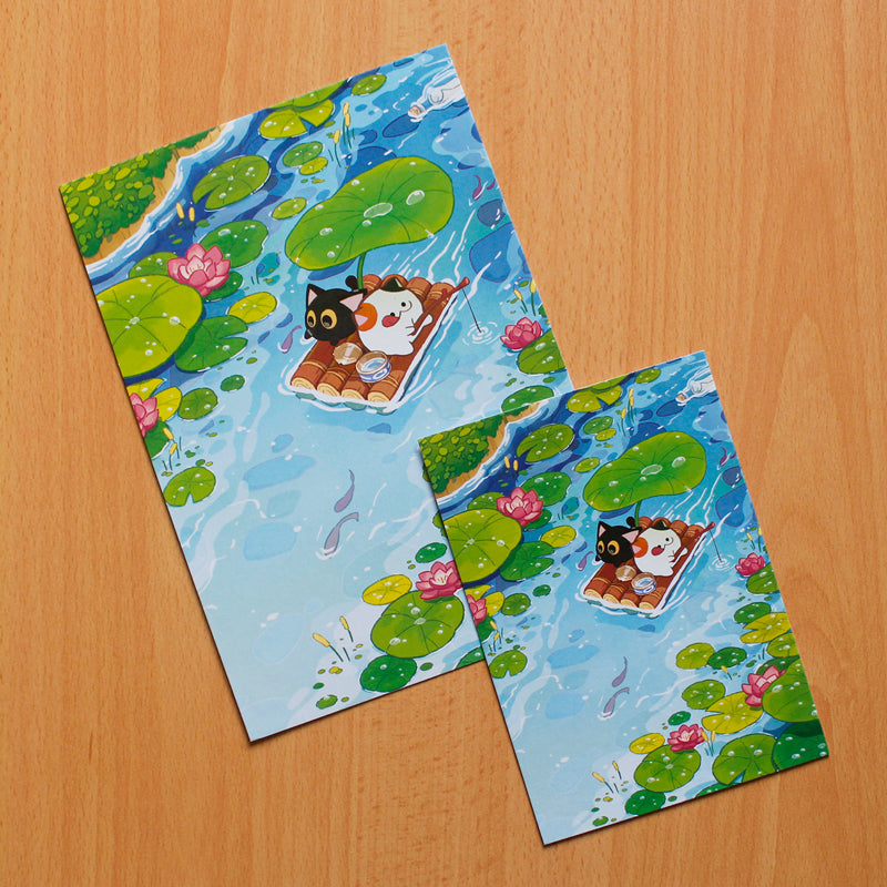 Where The River Flows Print