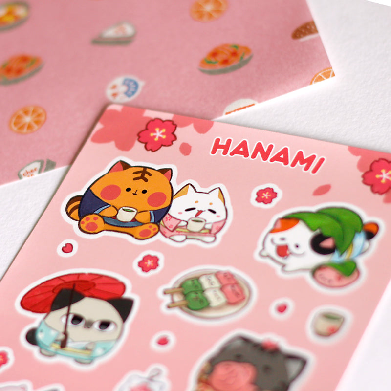 Hanami Sticker Sheet
