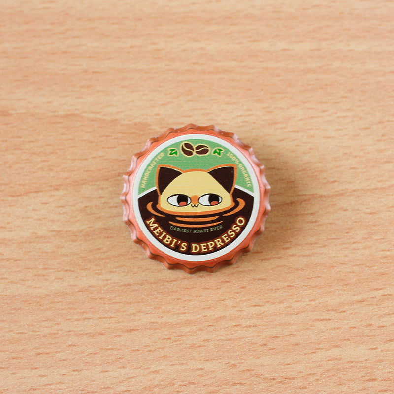 Retro Chibibi Bottle Cap Badges