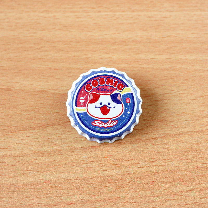 Retro Chibibi Bottle Cap Badges