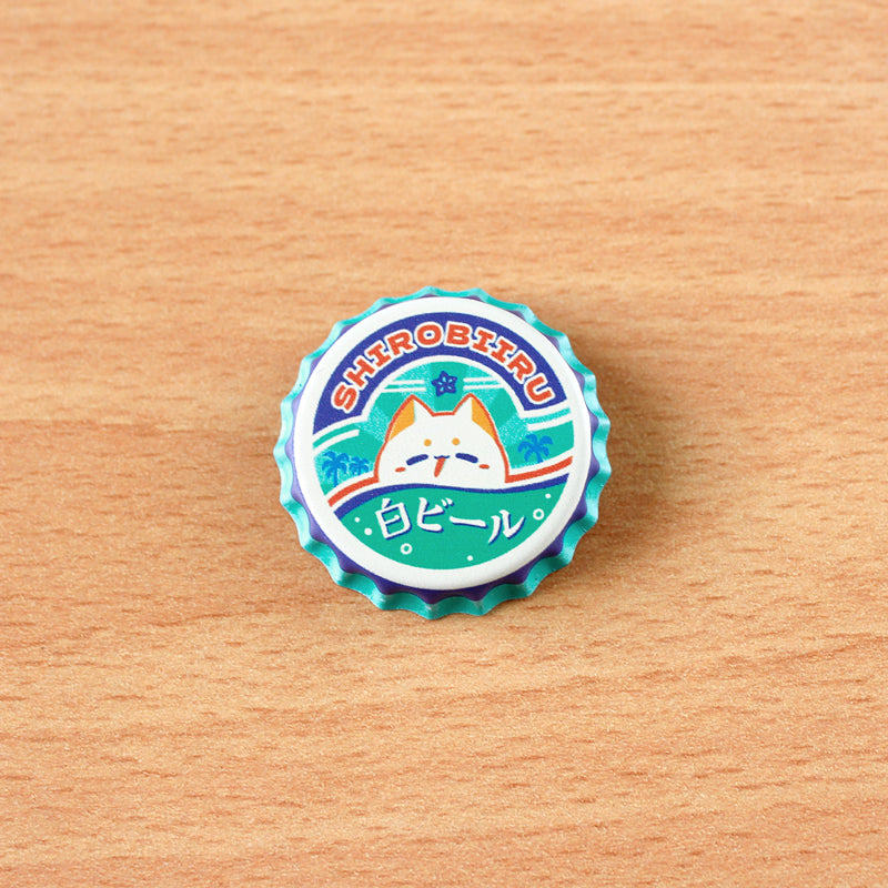 Retro Chibibi Bottle Cap Badges