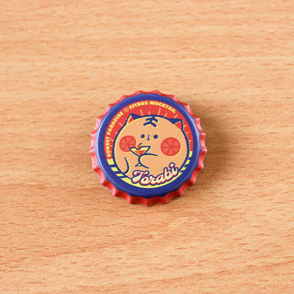 Retro Chibibi Bottle Cap Badges