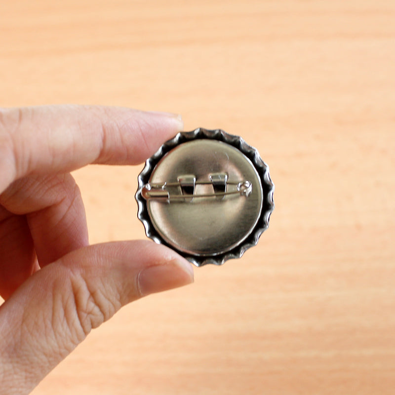 Retro Chibibi Bottle Cap Badges