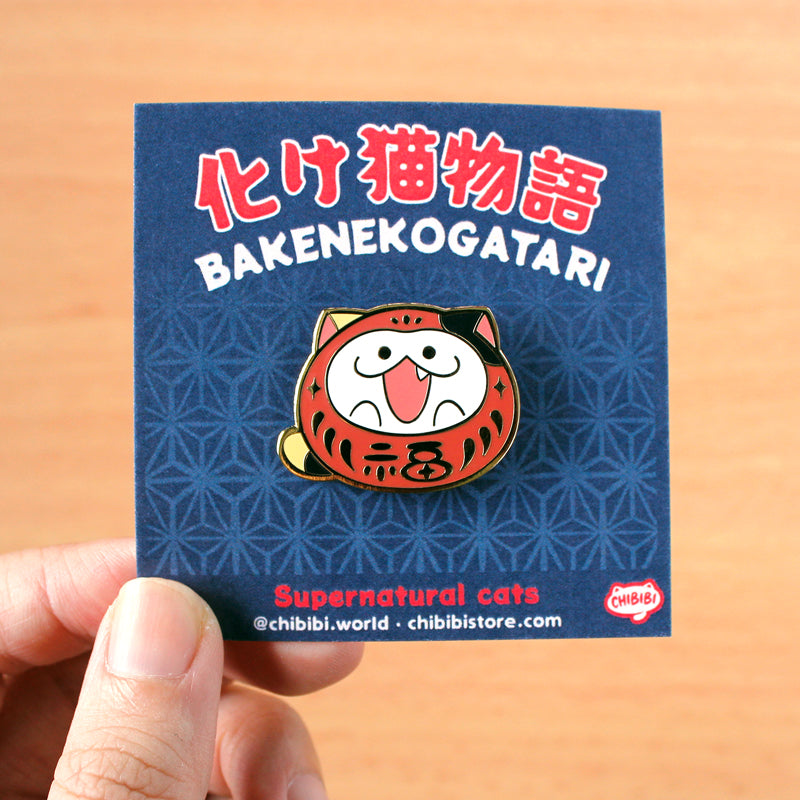 Japanese Folklore Supernatural Cats Enamel Pins