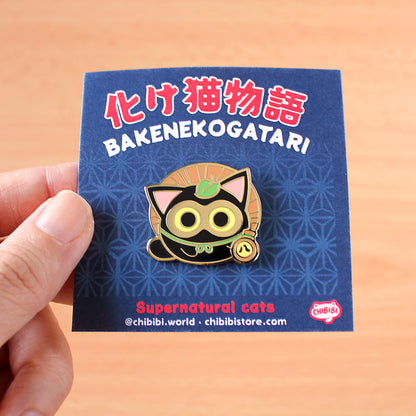 Japanese Folklore Supernatural Cats Enamel Pins