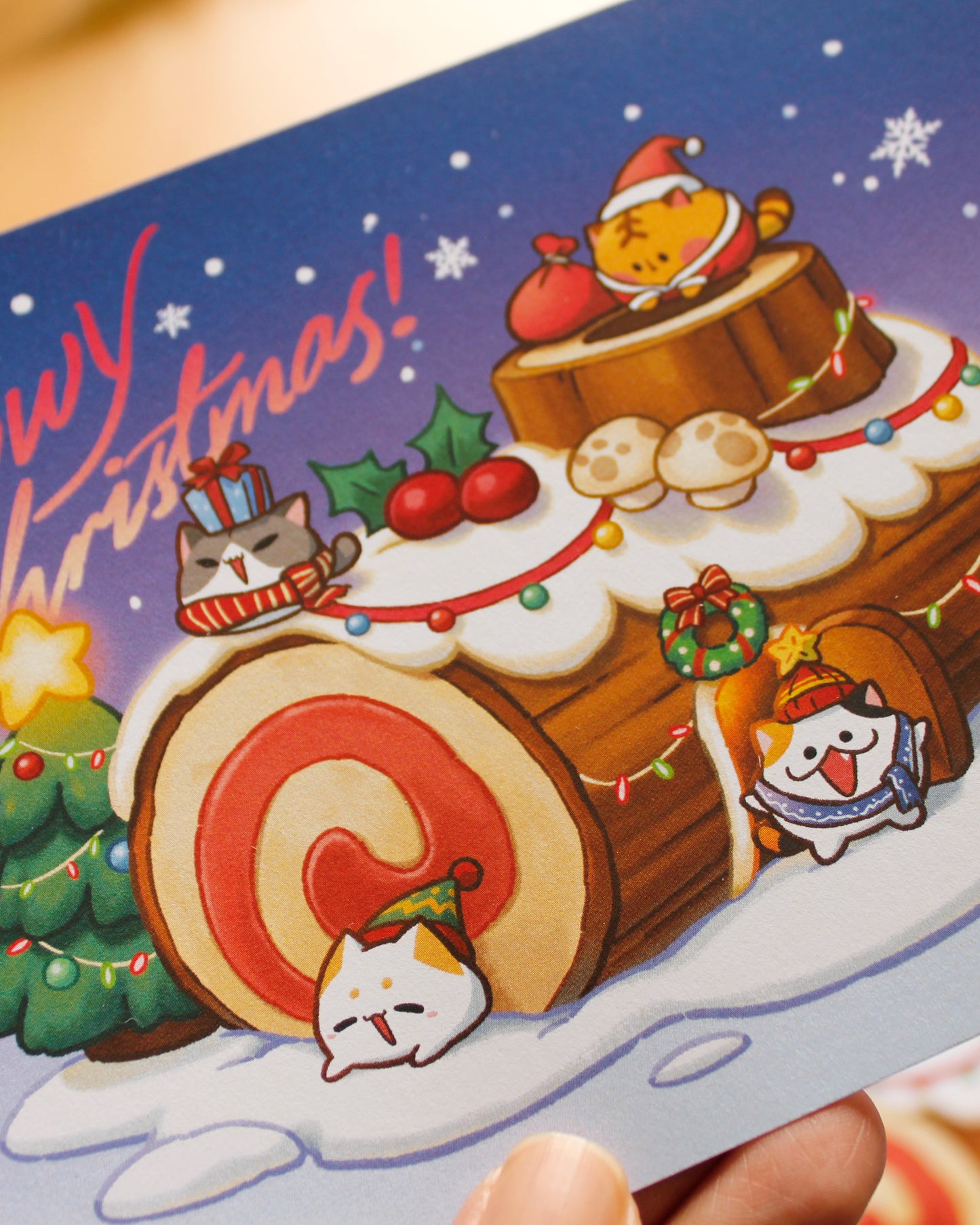 [FREE] Chibibi Christmas Sticker + Postcard Set