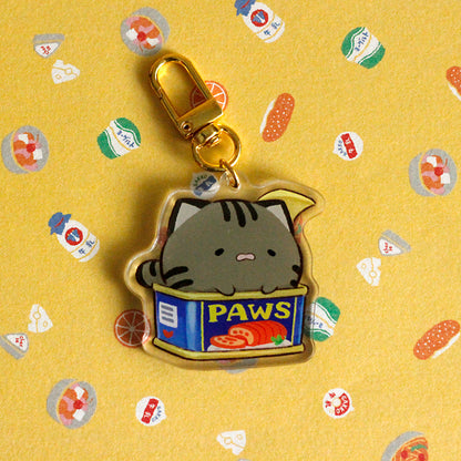 Canned Cat Club Keychain