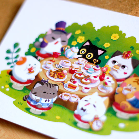 Wonderland Tea Party Print