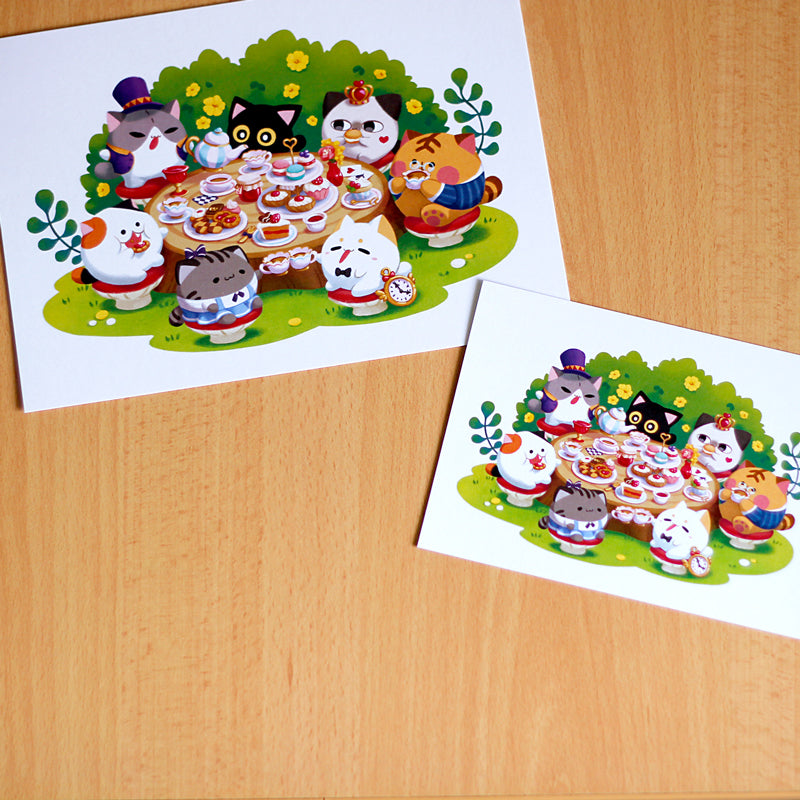 Wonderland Tea Party Print