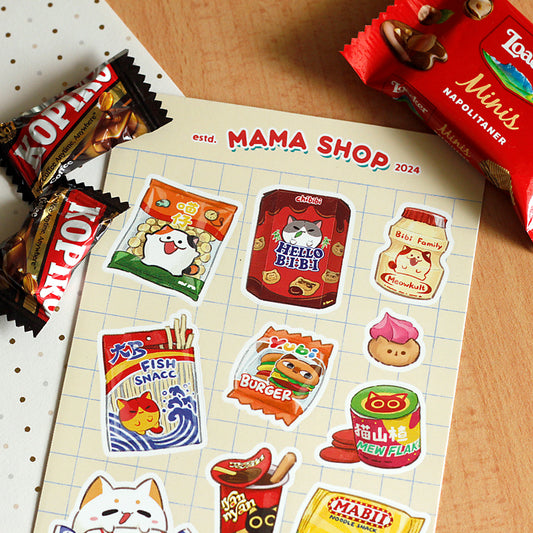 Mama Shop Sticker Sheet