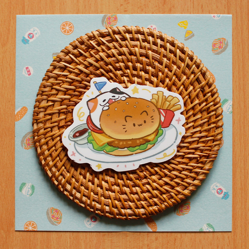 Food Blankie Jumbo Vinyl Stickers